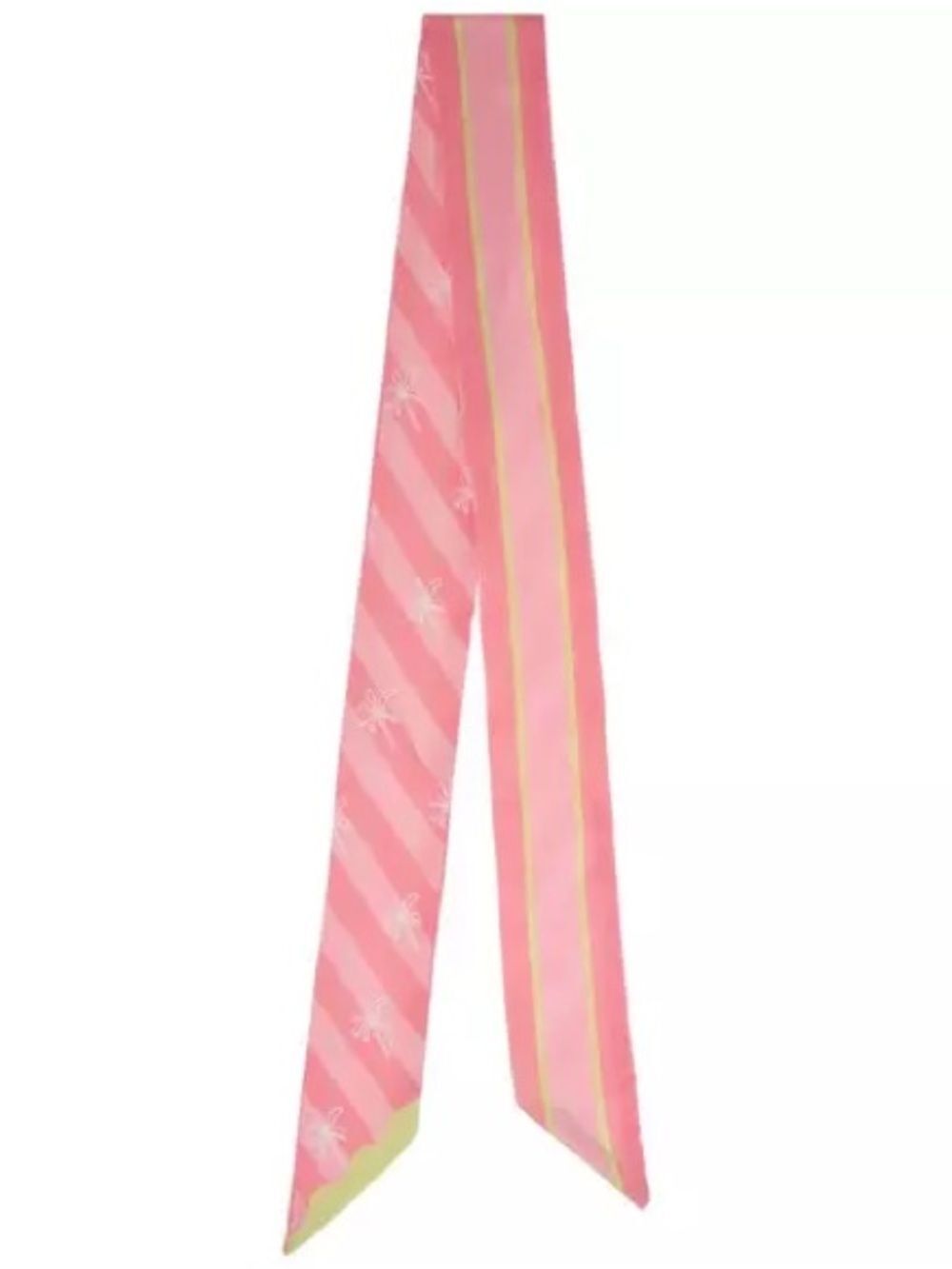 New Pink Cabana Co Striped Cabana Club Bag Scarf Twilly